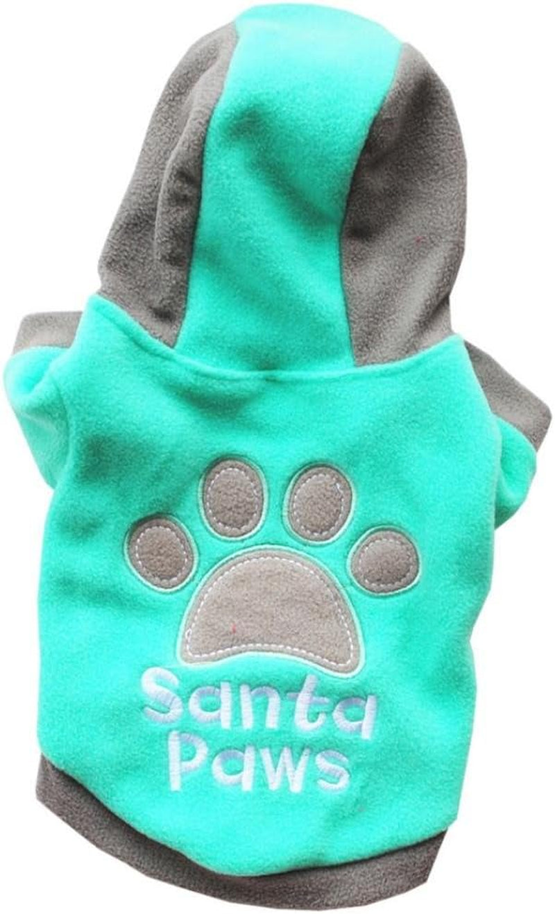 Dog Clothes Winter Pet Puppy Apparel Hooded Jacket Coat Clothes for Small Dog Boy Dog Girl (L, Green)