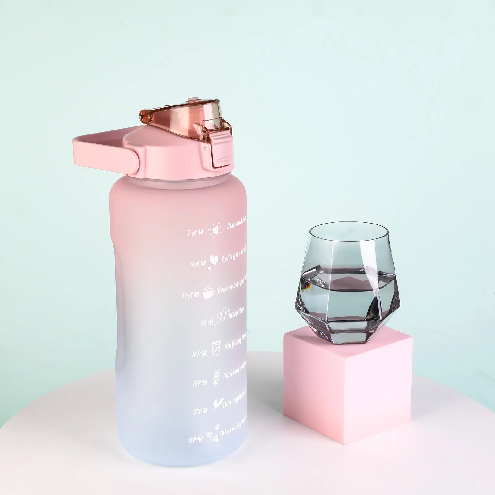 Perfect Size & Easy to Carry: the 64 Oz Water Bottle