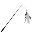 Long Cat Toys 1.8M Scratch Resistant Pet Accessories Telescopic Fishing Rod with Feather for Active Cats Cat Accessories