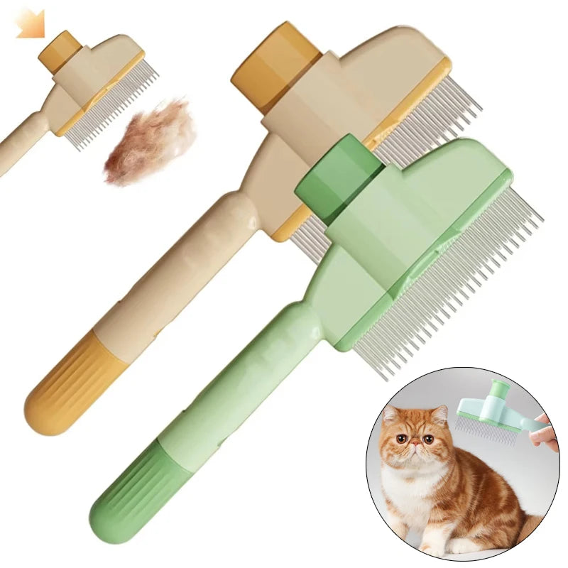 Cat Grooming Massage Brush Pet Comb Professional Open Knot Pet Hair Removal Brush Durable Kitten Comb Pet Accessories