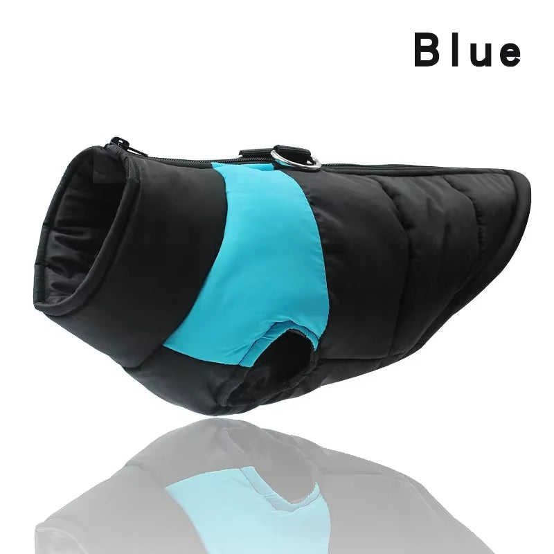 New Waterproof Big Dog Vest Jacket Winter Warm Pet Dog Clothes for Small Large Dogs Puppy Pug Coat Dogs Pets Clothing 4XL 5XL