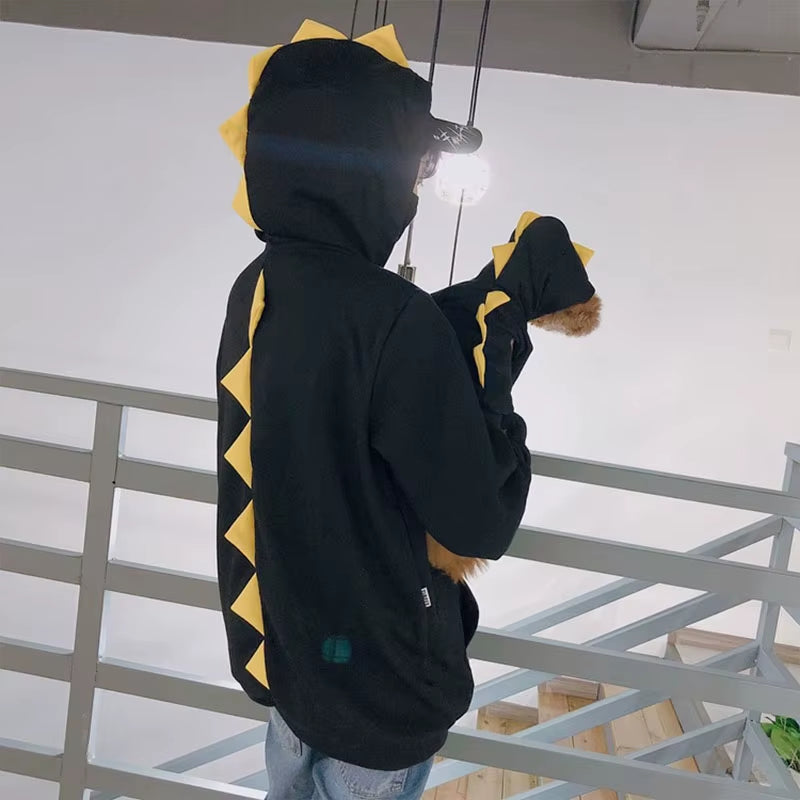 Pet Matching Clothes Cartoon Dog Hoodie Warm Dogs Pets Clothing Medium Large Dogs Costume Ropa Perro Labrador Big Pet Clothes