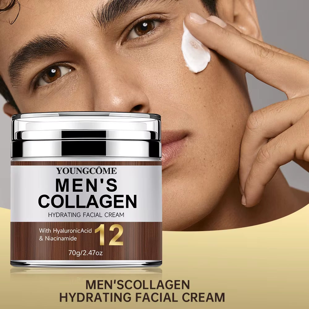 Men Face Cream Retinol Face Cream Repair Moisturizing Nourishing Cream Brightening Skin Facial Cream Anti-Aging Face Skin Care