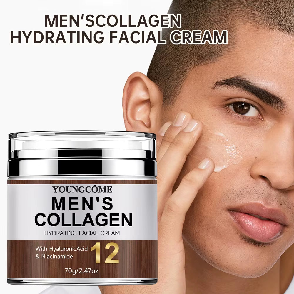 Men Face Cream Retinol Face Cream Repair Moisturizing Nourishing Cream Brightening Skin Facial Cream Anti-Aging Face Skin Care