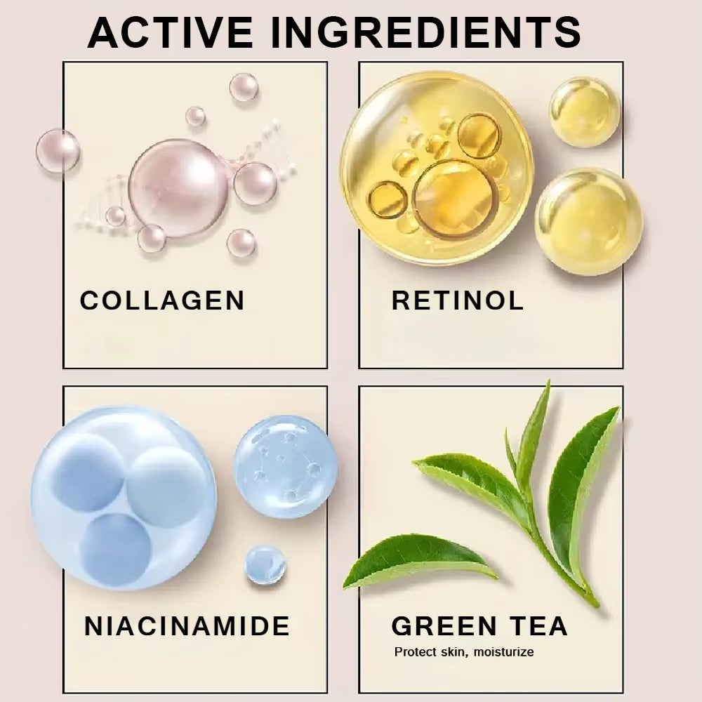 Neck and Face Set Night Cream for Women anti Aging Retinol anti Aging Face Lifting Nourishing Repair Collagen