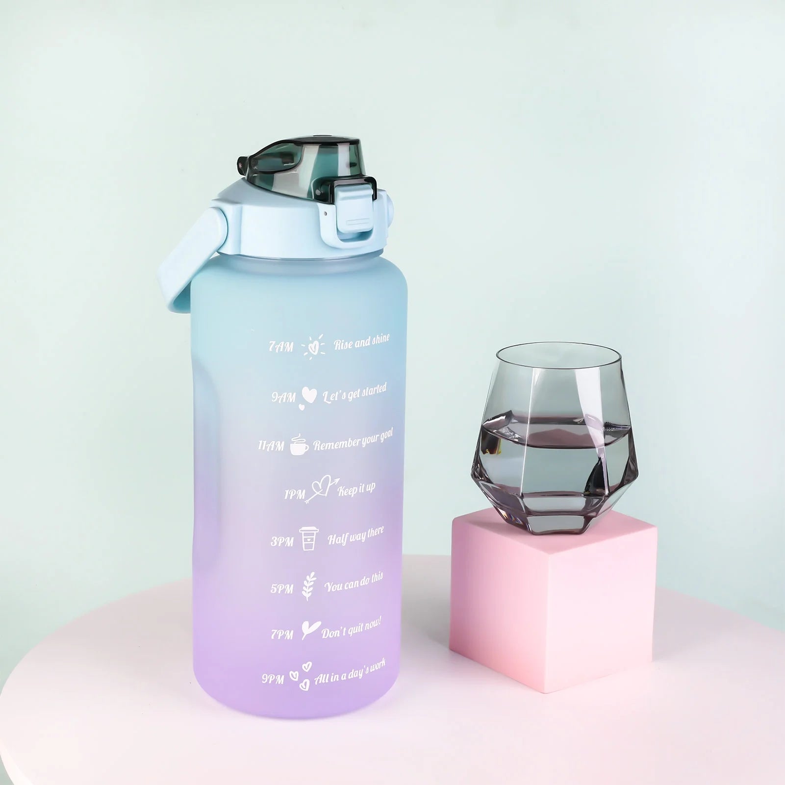 Perfect Size & Easy to Carry: the 64 Oz Water Bottle