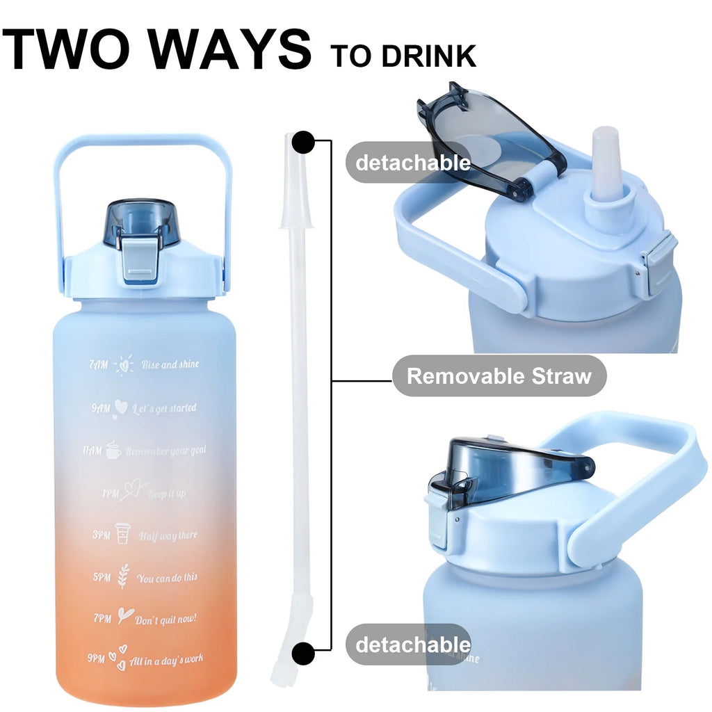 Perfect Size & Easy to Carry: the 64 Oz Water Bottle